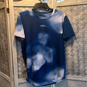 Hollister blue tie-dye tee, size medium